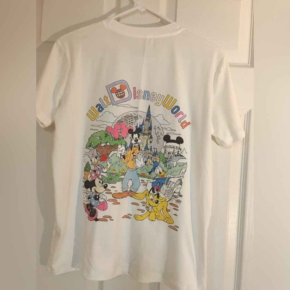Classic Characters Walt Disney World Graphic Shirt Sz S White